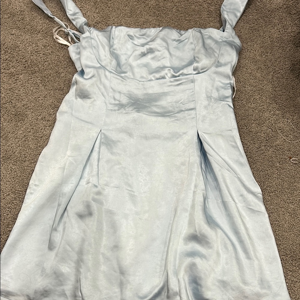 Thatssofetch mini light blue dress